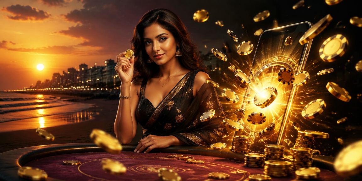 User enjoying online casino app in Chennai, India